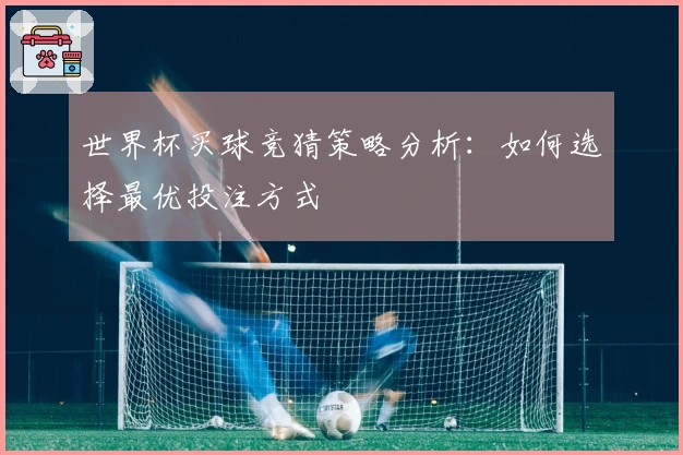 世界杯买球竞猜策略分析：如何选择最优投注方式